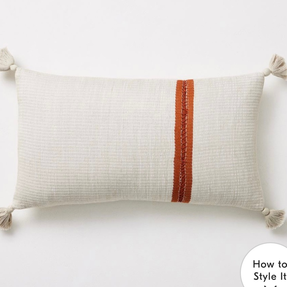 Silk Mono Stripe Pillow Cover